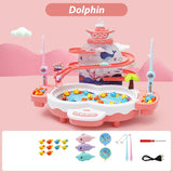 Infant Shining Kids Electric Fishing Toy Pool Baby