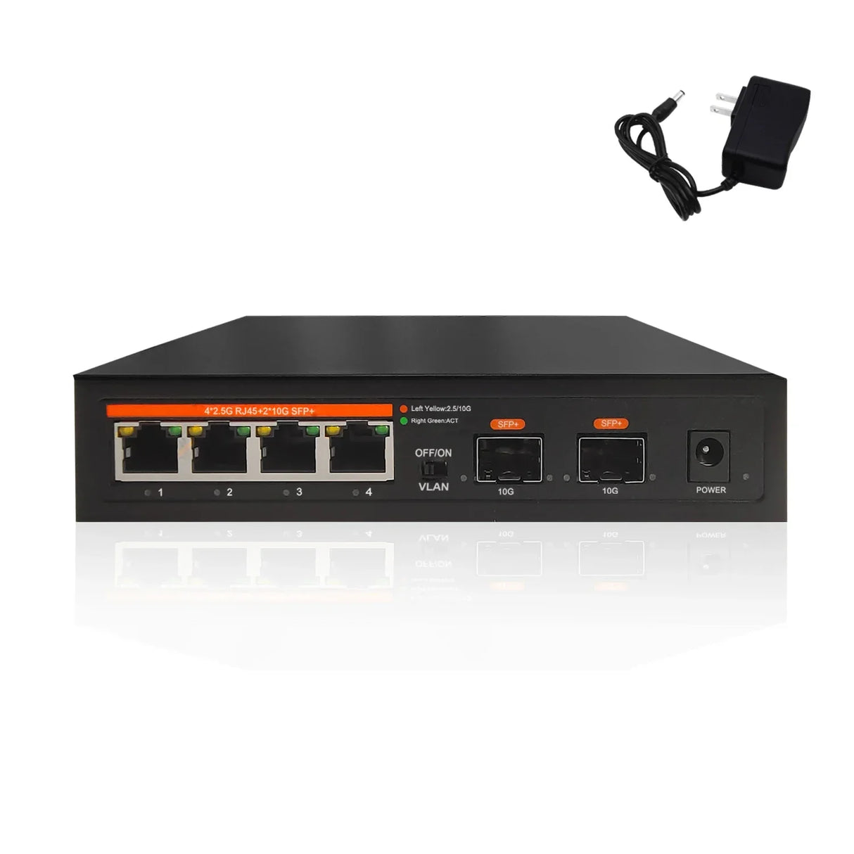 2.5G Network Ethernet Switch Unmanaged LAN Hub VLAN