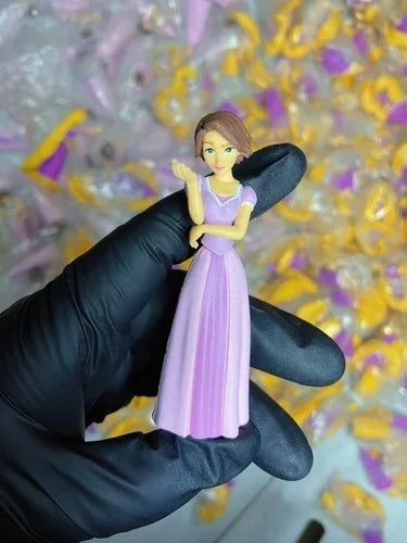 Genuine Disney Princess Rapunzel Figure Doll Assembly Toy