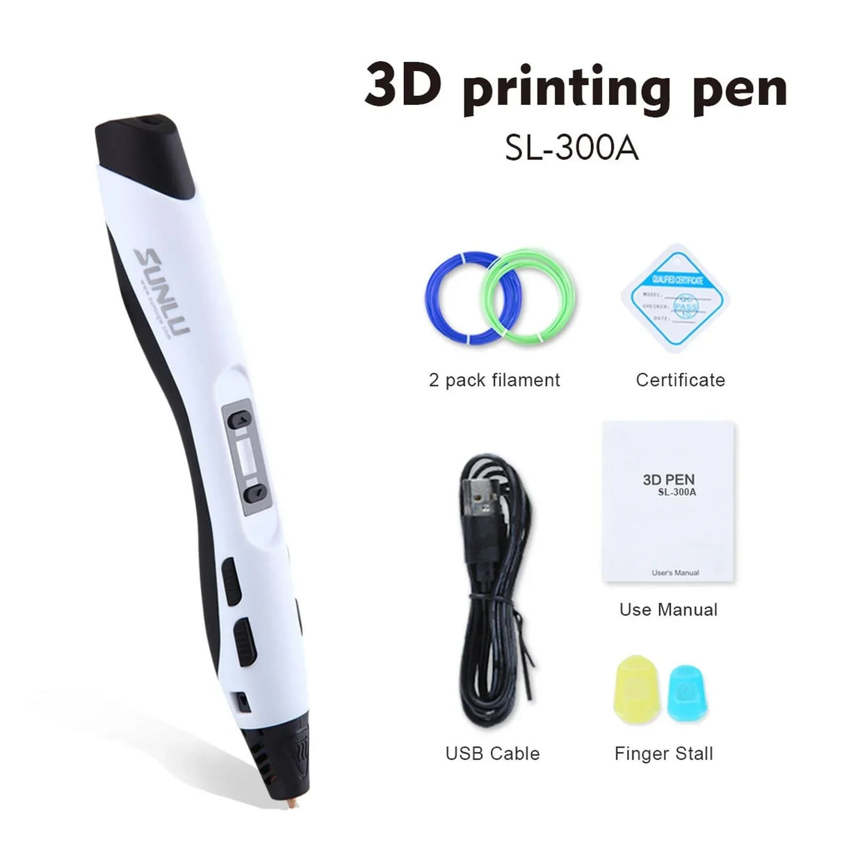 Creative 3D Drawing Pen by SUNLU - SL-300A