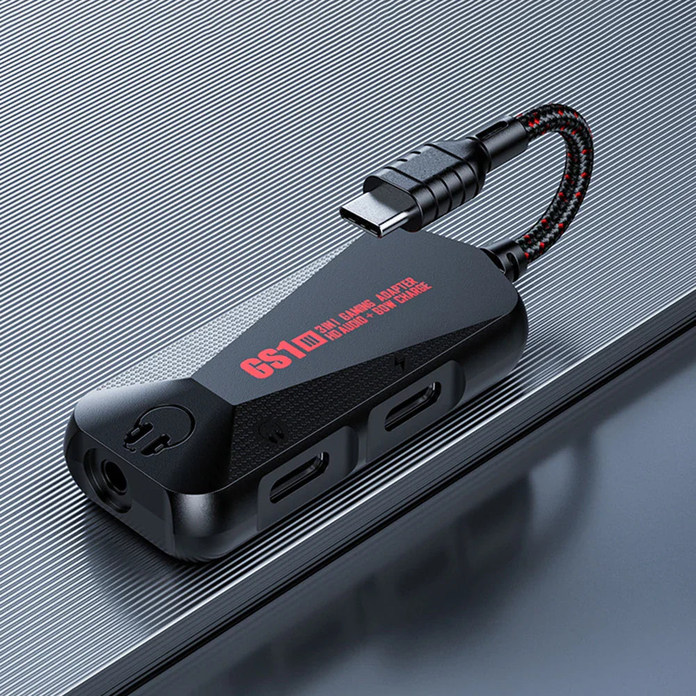 3-in-1 Gaming Sound Card Type-C To 3.5mm Mobile