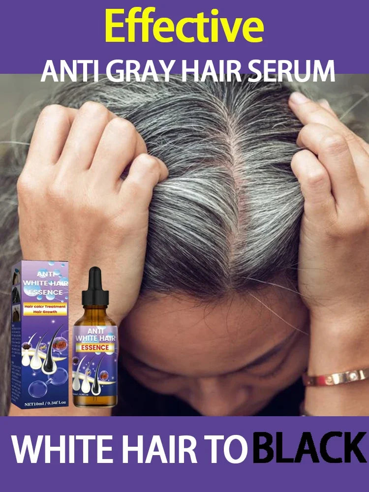 Natural Anti Gray Hair Serum - Repair White