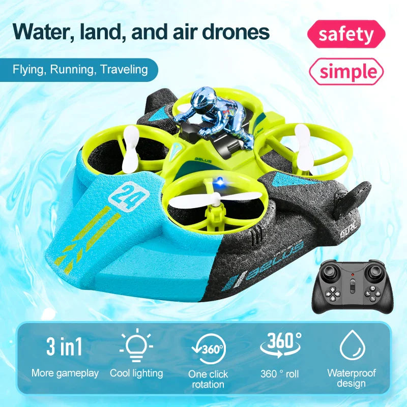 Mini Drone In Hovercraft 2.4g 4CH Remote Control