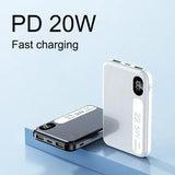 10000mAh Phone Power Bank 22.5W Lightweight Mini Power