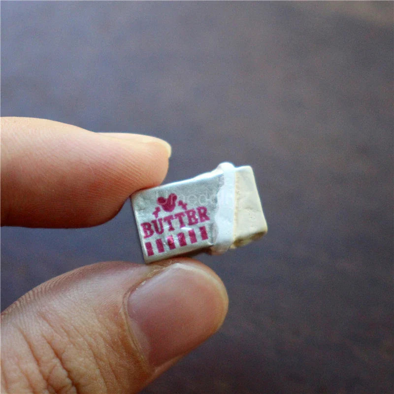1 Set 1/6 Scale Miniature Dollhouse Muffin Butter