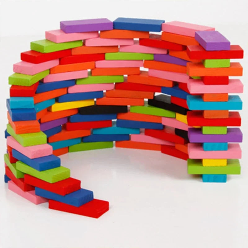 New Kids 100/300/500pcs Children Color Sort Rainbow Wood
