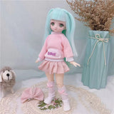 BJD Girl Dolls 30cm Kawaii Points Joint Movable