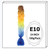24Inch Synthetic Long Jumbo Ombre Braiding Hair For