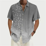 Summer 2023 men's shirt Hawaiian shirt coconut wood