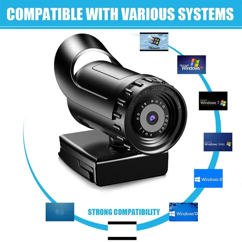 2K 4K High Webcam Autofocus for