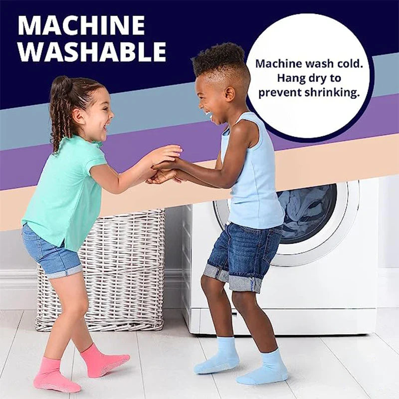 6 Pairs/Lot Fashion Children Socks Grip Crew Socks