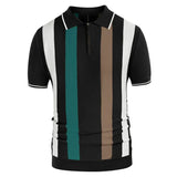 Men's Summer Short Sleeve Polo Shirts Knitted Business