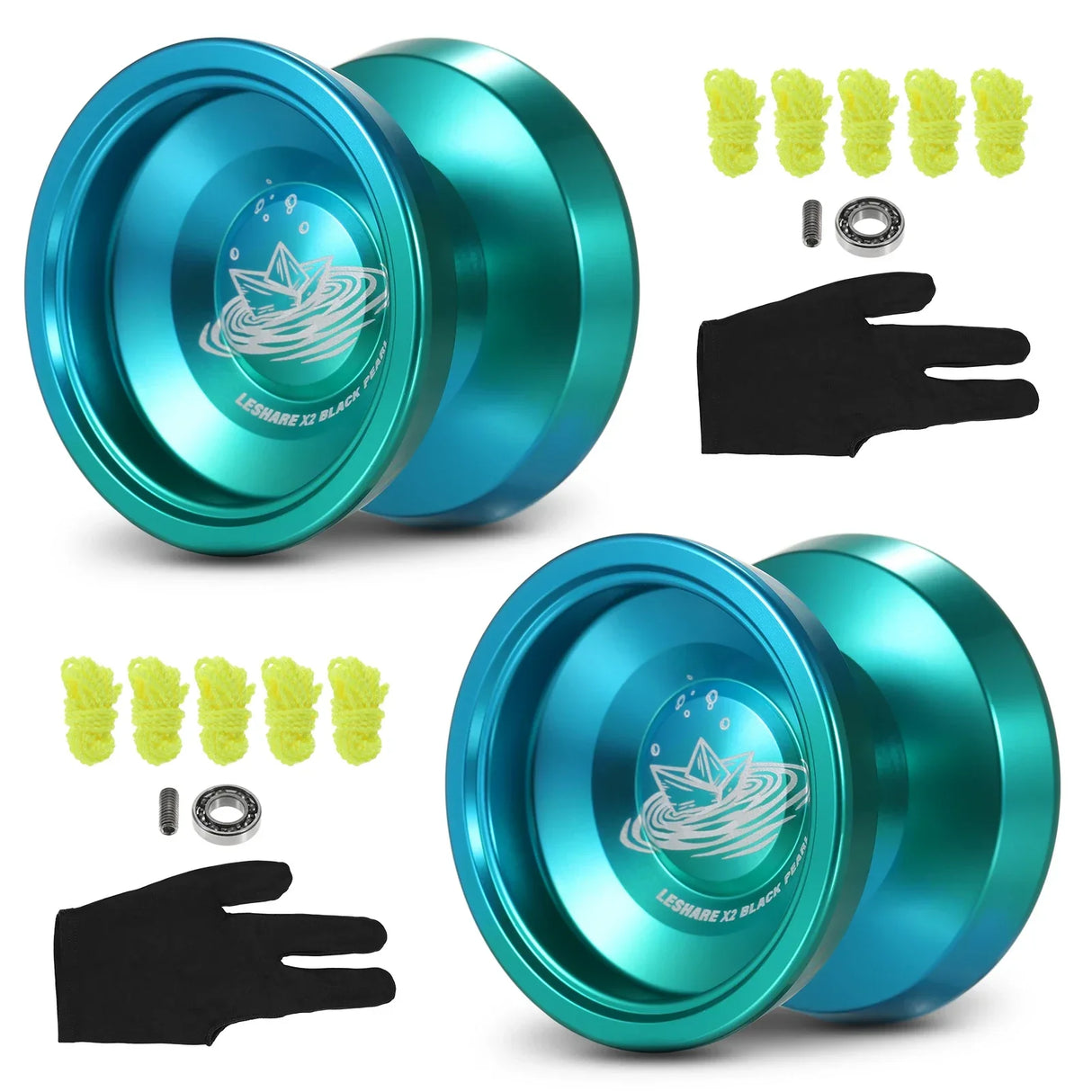 LESHARE Yoyo Ball Aluminum String Trick YoYo Balls