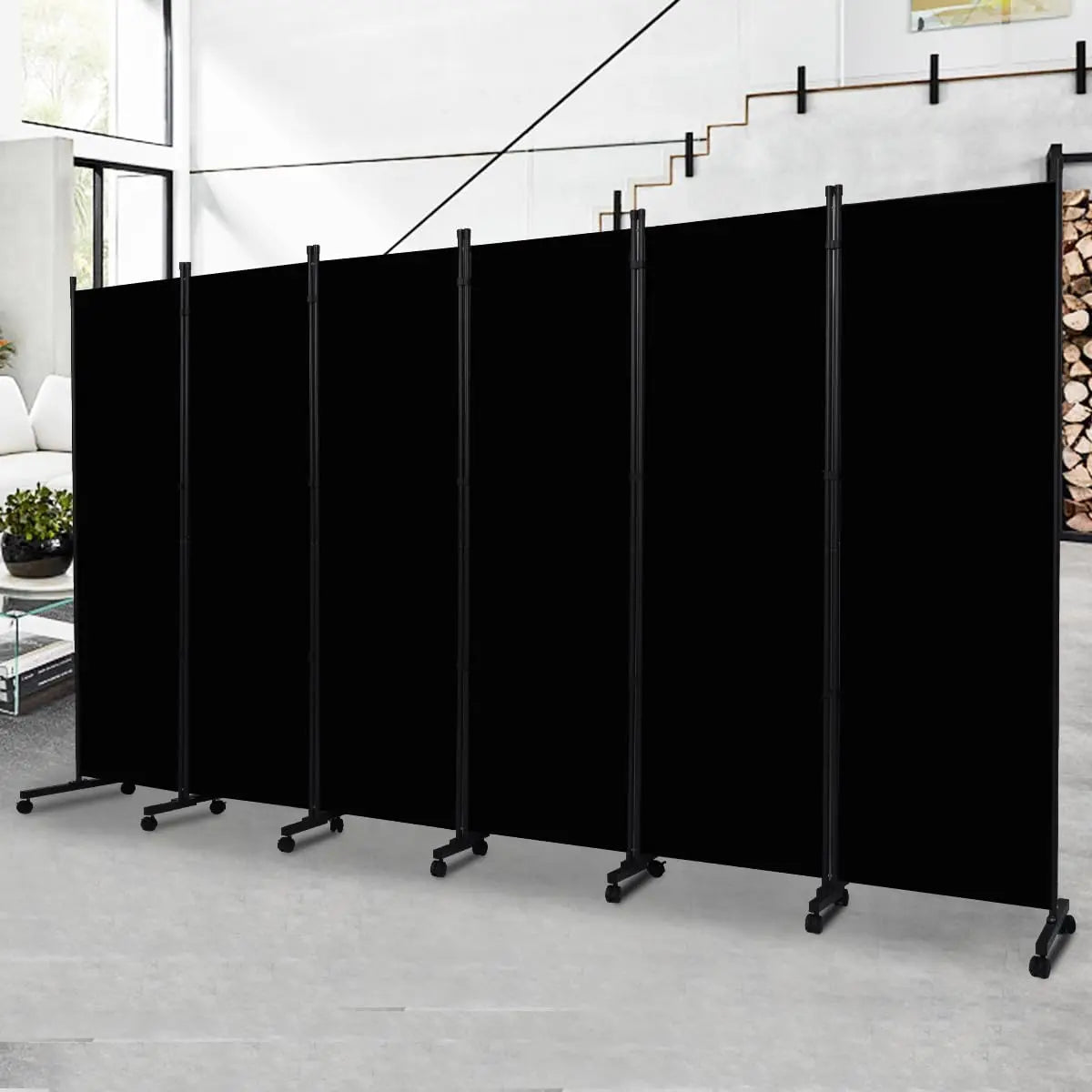 Room Divider Portable 132'' Partition Room Dividers and