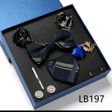 Luxury Quality Tie Set With Necktie Bowtie Pocket