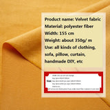 50x155cm Velvet Fabric Thicken Flannel Plush Sofa Fabric