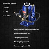 1220 Ton Air Hydraulic Jack Tool for Lifting