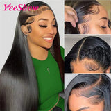 Straight Lace Front Wig 13x4 13x6 Human Hair