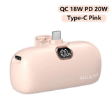 KUULAA Mini Power Bank 5000mAh PowerBank QC PD