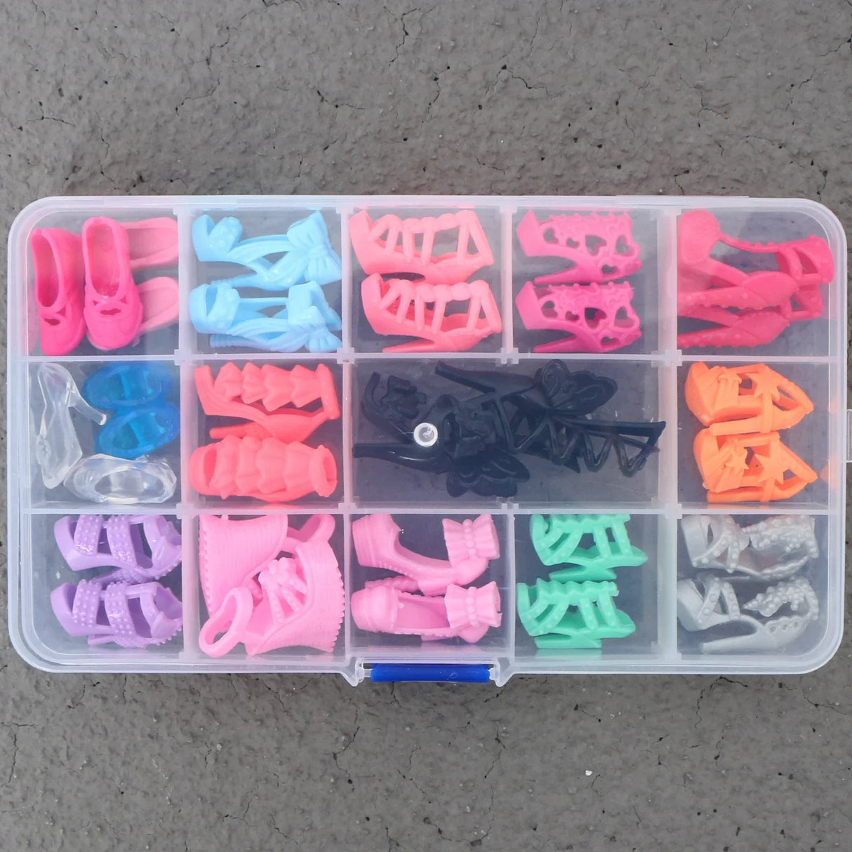 1/6 Dollhouse Storage Box Dustproof Box With Shoes
