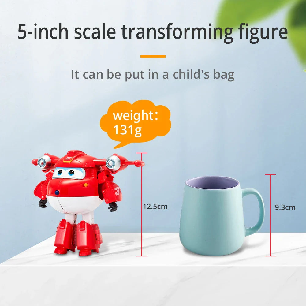 Super Wings 5 Inches Transforming Jett Dizzy Donnie