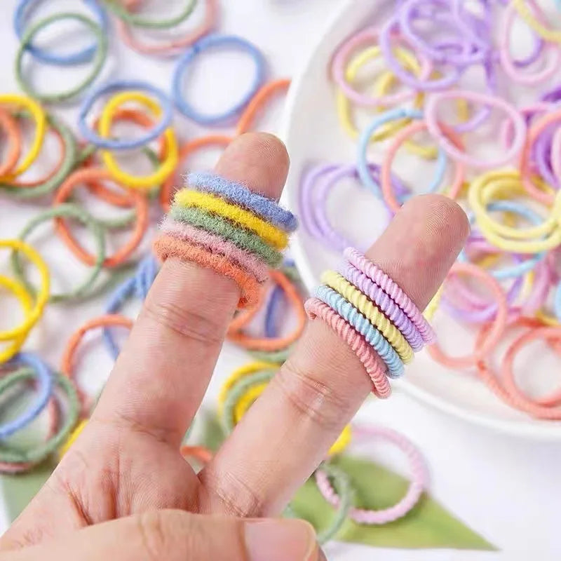 100 Packs] Baby Rubber Band Does Not Hurt