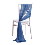10/50PCS Chiffon Chair Sashes Wedding Chair Decoration 17x250cm