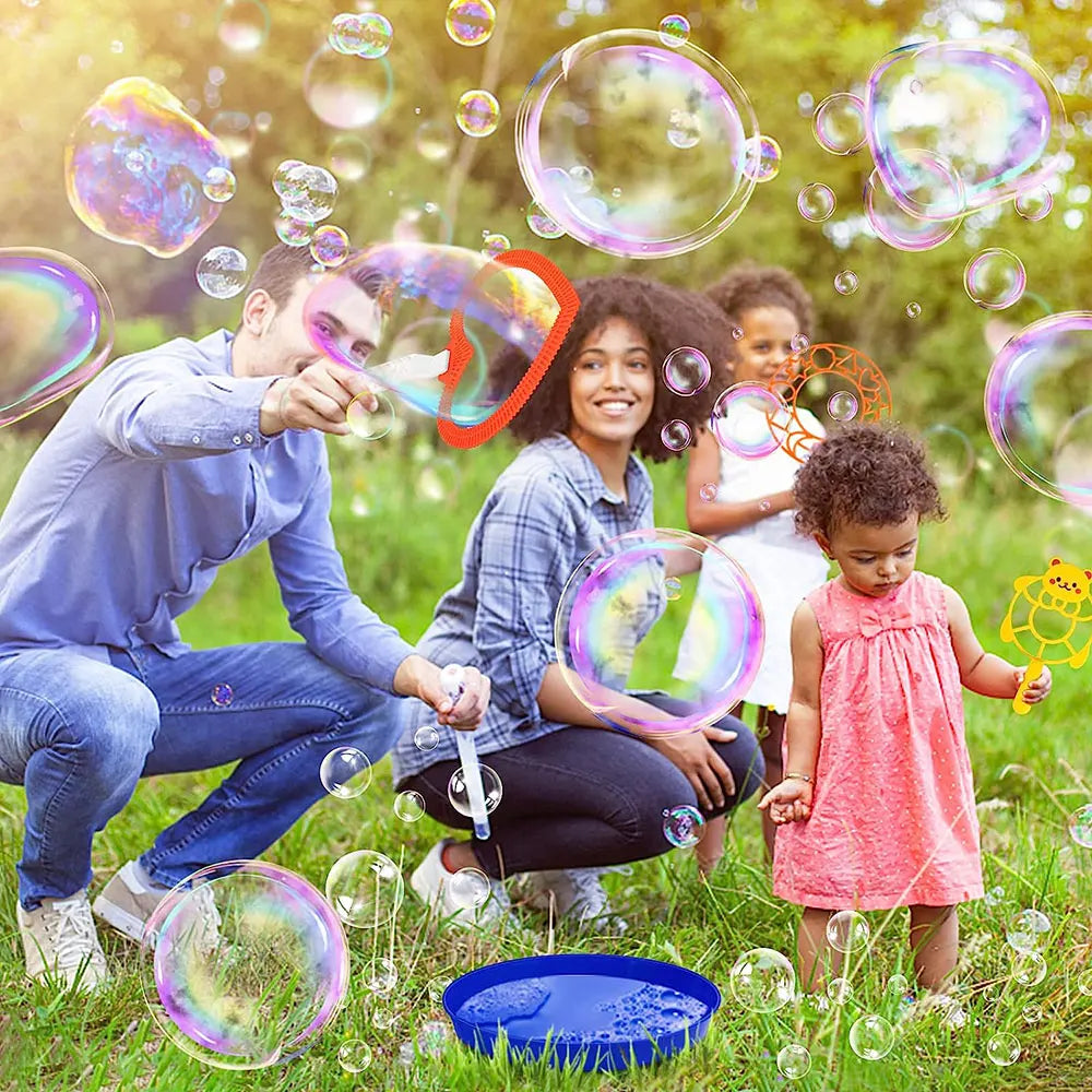37Pcs Bubble Blowing Tools Soap Bubble Stick Set