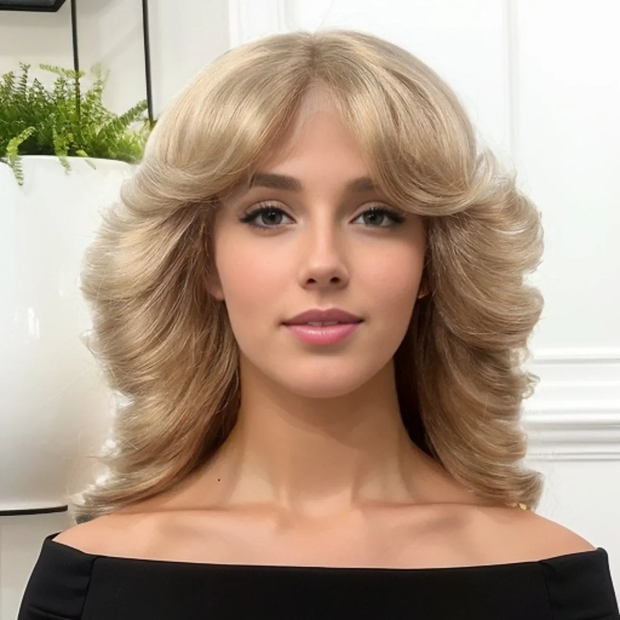 Ombre Blonde Lace Front Women Wigs 6X4X0.5 T