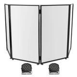 DJ Event Facade Metal Frame, 4-Panel Booth, Bag,