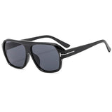 Trend Oversized Square Pilot Sunglasses Women 2024 Gradient