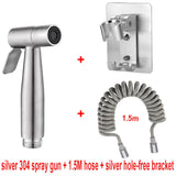 Handheld Bidet Sprayer Set 304 Stainless Steel Spray