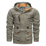 Men Outdoor Jacket Spring Autumn New Hooded Casual