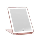 LED Foldable Travel Makeup Mirror 3 Colors Light
