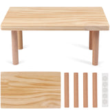 Hamster Play Wooden Platform Small Pet Playing Stand