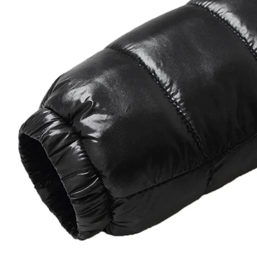 Men's Down Jacket Short Male Padded Coats Slim