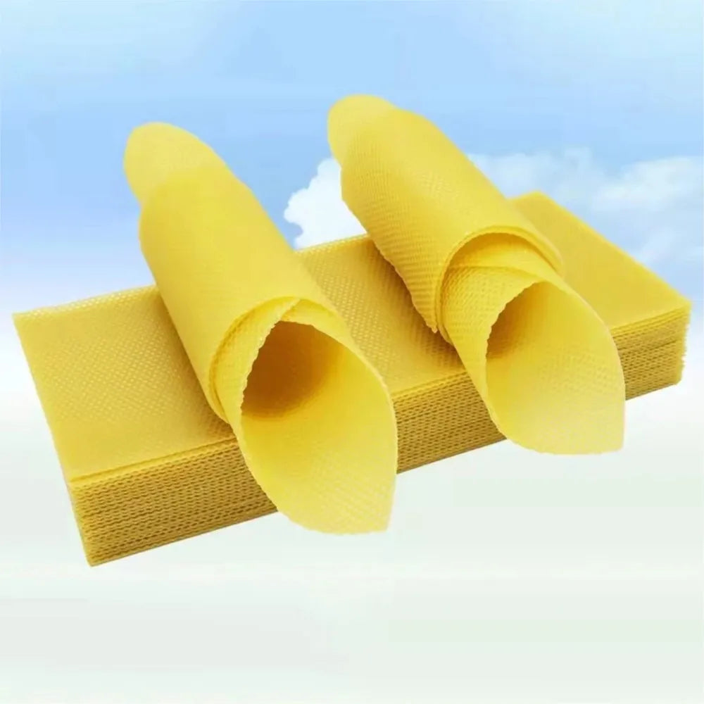 30pcs Honeycomb Wax Frames Beehive Base Sheets Beekeeping