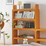 White Modern Bookshelf Bedroom Minimalist Items Unique Office