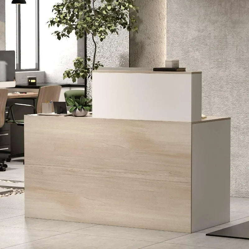 AIEGLE Reception Desk with Counter & Lockable Srotage