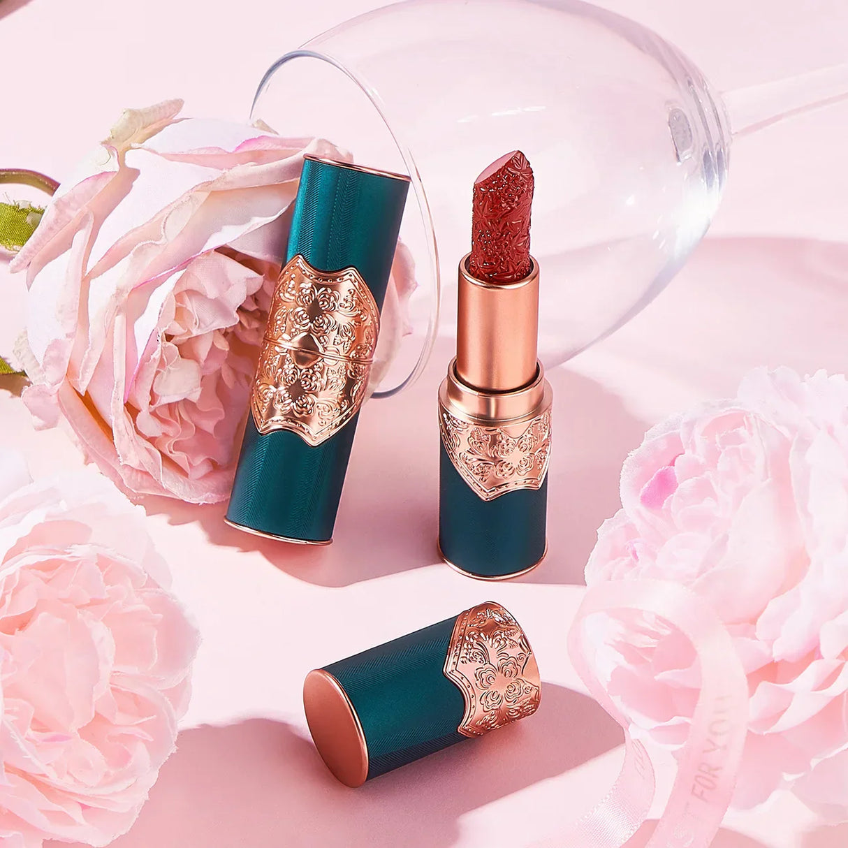 Makeup Carved lipstick set velvet matte moisturizing easy