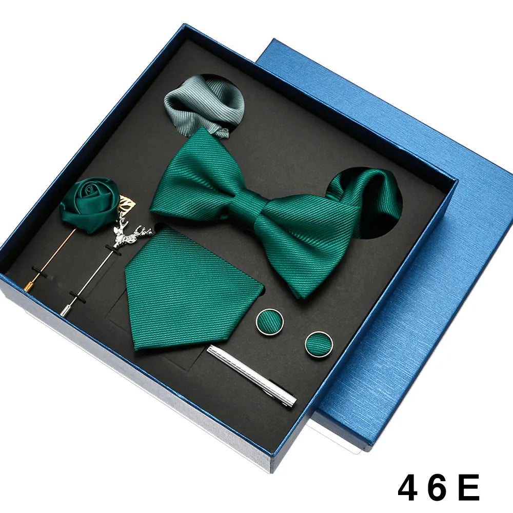 8pcs Luxury Mens Ties Set In Gift Box