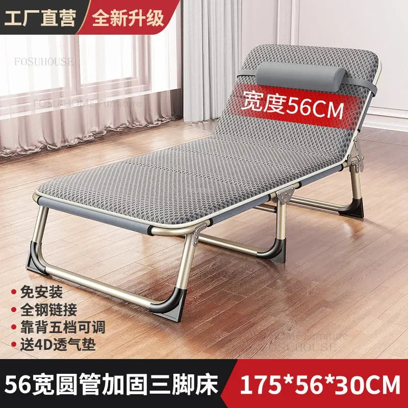 Folding Beds Portable Single Office Bed Sleeping Marching