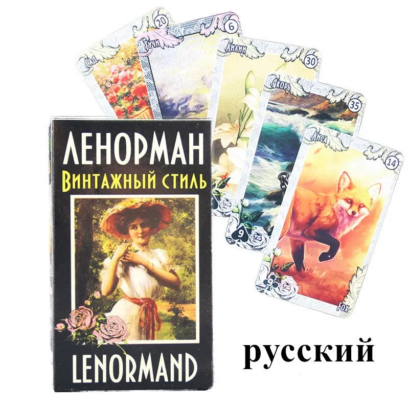 NEW Lenormand Russian Version Oracle Tarot Cards Board
