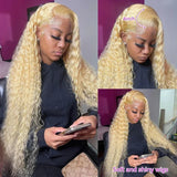Wiggogo Blonde Lace Front Wig Glueless 613 Hd