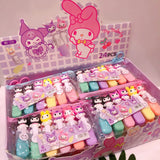 36pcs Sanrio 6color Highlighters Kawaii My Melody Kuromi
