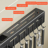 Stainless Steel Kitchen Storage Rack Wallmounted Multifunctional Storage
