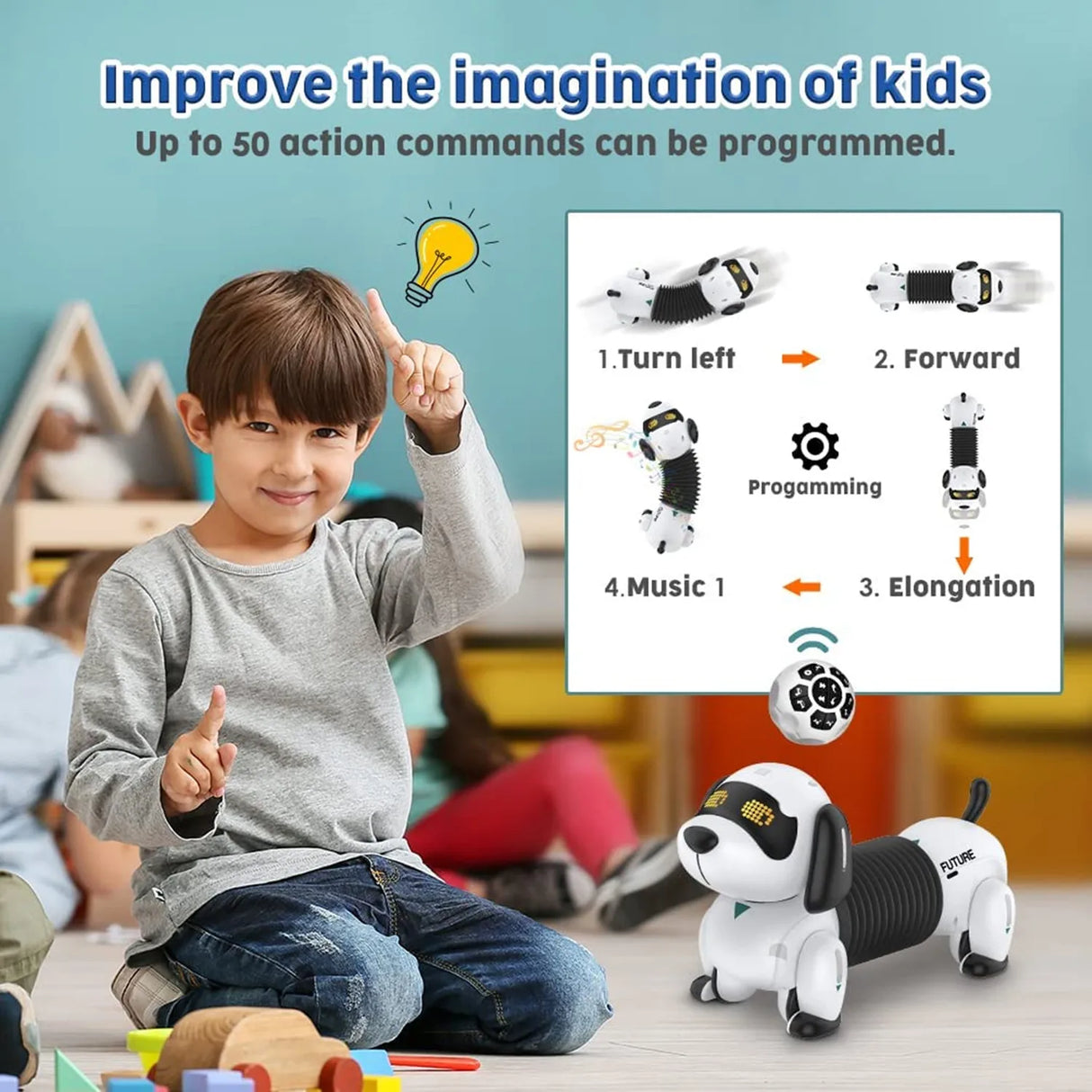 Intelligent Robot Dog 2.4G Child Wireless Remote Control