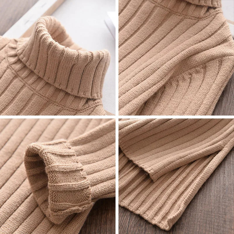 New Christmas Pure Color Fall Winter Boy Girl