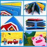 Toddlers Montessori Toys Busy Board Farm Animal Scene