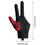 Billiards Glove Left Right Three Finger Snooker Billiard